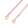 1.5MM Brass Cable Chain Necklace Making NJEW-D302-75RG-2