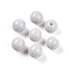 Opaque Solid Color Glass Beads X1-GLAA-N007-8mm-A08-1