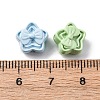 9 Colors Spray Painted Alloy Beads PALLOY-V002-18-3