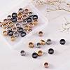 40Pcs 4 Colors 304 Stainless Steel Big Hole Beads STAS-SZ0001-86-5