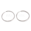 Tarnish Resistant 201 Stainless Steel Huggie Hoop Earrings EJEW-O095-02F-1