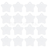 30Pcs Blank Double-sided Heat Transfer Aluminium Pendants DIY-BC0014-63B-1