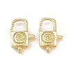Brass Lobster Claw Clasps KK-B167-17G-1