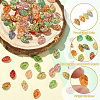 90Pcs 9 Colors Handmade Lampwork Beads LAMP-CJ0002-98-3