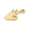 304 Stainless Steel Charms STAS-K286-01K-G-2