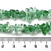 Transparent Crackle Glass Beads Strands GLAA-U004-01C-4