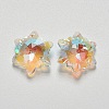 K9 Glass Rhinestone Pendants GLAA-F083-03A-03-2