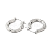 Non-Tarnish 304 Stainless Hoop Earrings for Women EJEW-Z026-34P-2