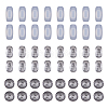 24 Sets 3 Style Silicone Eyeglass Nose Pads FIND-GF0004-33-1