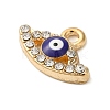 Alloy Enamel Rhinestone Glass Pendants X1-ENAM-U003-02G-05-2