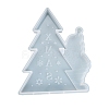 DIY Christmas Tree with Santa Claus Pendant Silicone Molds XMAS-PW0001-007-3