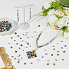 320Pcs 8 Styles Electroplate Glass Seed Beads SEED-WR0001-07-4