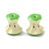 Spray Painted Alloy Beads FIND-C074-10KCG-01-1