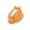 Opaque Resin Imitation Food Decoden Cabochons X-CRES-A058-01G-2