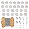 Crafans DIY Initial Link Bracelet Making Kit DIY-CF0001-22-1