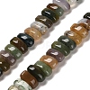 Natural Indian Agate Beads Strands G-Q167-B18-01-1