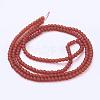 Baking Paint Transparent Glass Bead Strands GLAA-S031-4mm-06-3