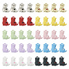 40Pcs 10 Styles Spray Printed Alloy Pendants FIND-TA0002-38-2