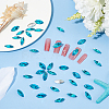 100Pcs Glass Rhinestone Cabochons RGLA-FG0001-25B-4