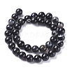 Natural Striped Agate/Banded Agate Beads Strands G-G582-10mm-60-2