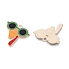 Thanksgiving Day Theme Alloy Enamel Pendants ENAM-T020-35A-2