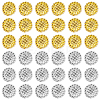600Pcs 2 Colors Tibetan Style Alloy Beads FIND-DC0002-54-1