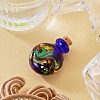 Handmade Lampwork Perfume Bottle Pendants LAMP-TADJ0001-05E-5
