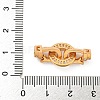 925 Sterling Silver Micro Pave Clear Cubic Zirconia Fold Over Clasps STER-U001-14G-3
