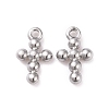 Non-Tarnish 304 Stainless Steel Charms X-STAS-D185-01P-2