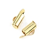 SHEGRACE Brass Slide On End Clasp Tubes XGRQ1R438-356G-2