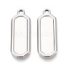 304 Stainless Steel Pendant Cabochon Settings STAS-N108-63P-1