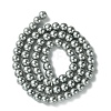 Eco-Friendly Dyed Glass Pearl Beads Strands HY-A008-6mm-RB031-2