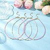 4Pcs 4 Colors Natural Cultured Freshwater Pearl & Glass Seed Beaded Necklaces NJEW-JN05234-1