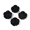 Natural Obsidian Carved Pendants G-Q601-39-1