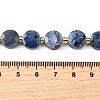Natural Dumortierite Beads Strands G-B094-A36-01-5