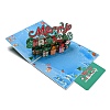3D Pop Up Paper Greeting Card AJEW-P124-G01-1