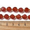 Natural Carnelian(Dyed & Heated) Beads Strands G-K387-A12-02-5