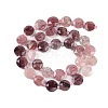 Natural Strawberry Quartz Beads Strands G-C116-A41-01-4