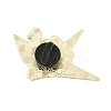 Light Gold Alloy Enamel Brooch JEWB-K018-39B-G-2