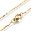 304 Stainless Steel Pendant Necklaces NJEW-F275-19G-4