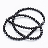Natural Black Onyx Beads Strands G-E469-08-4mm-3