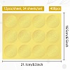 34 Sheets Self Adhesive Gold Foil Embossed Stickers DIY-WH0509-006-2