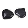 Synthetic Blue Goldstone Pendants GG-K002-04Y-2
