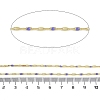 Rack Plating Brass Dapped Chains AJEW-Q153-02G-09-2