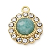 Natural Amazonite Faceted Charms STAS-S163-38G-01-1