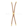Twisted Nylon Cord Silder Bracelets DIY-B066-03G-21-1