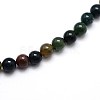 Natural Indian Agate Round Beads Strands G-G735-01-4mm-1