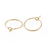 Ion Plating(IP) 316L Surgical Stainless Steel Hoop Earring Findings STAS-D164-03G-2
