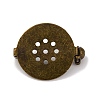 Brass Brooch Pin Findings X-KK-D266-01AB-1