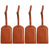 CutHollow 4Pcs PU Leather Luggage Tag OFST-CL0001-01B-02-1